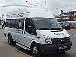 Бесплатный автобус Genser в пункт аренды автомобилей АрендаАвто-рмв на Новорязанском шоссе
